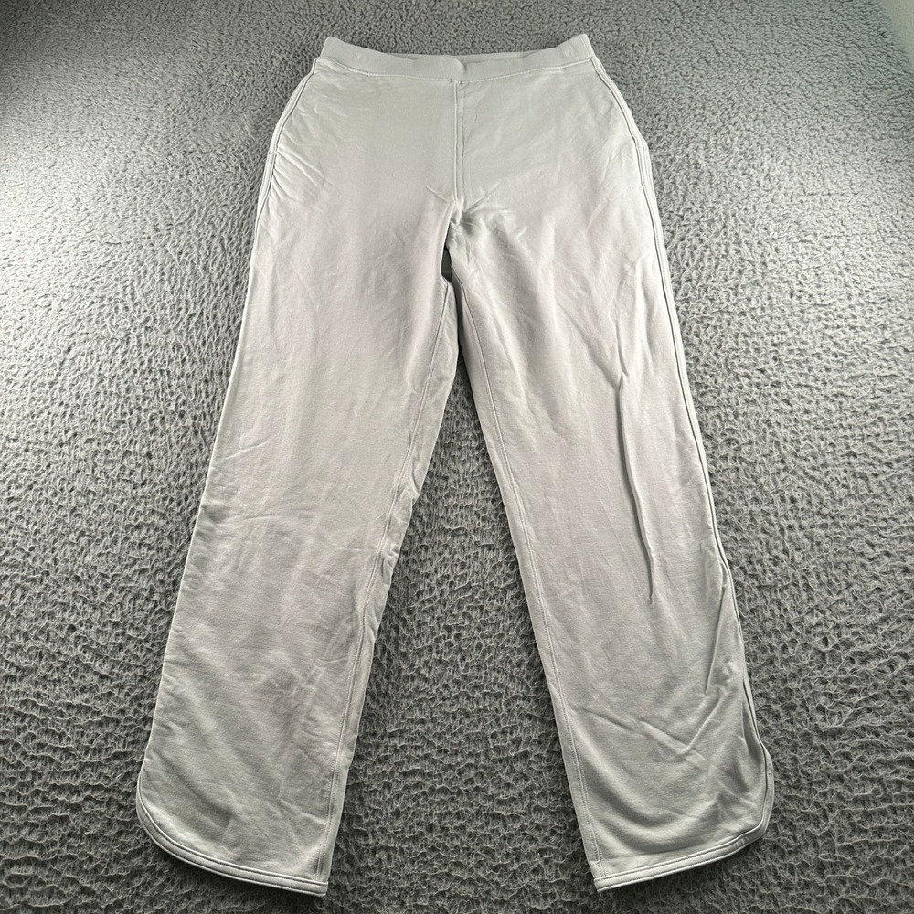 Lululemon Pants Womens 6 Light Gray Straight Leg Sweatpants Elastic Waist Fit